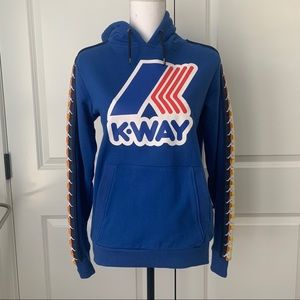 KAPPA K Way Hoodie Women’s Small Tape Arm